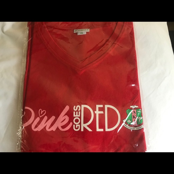 aka pink goes red t shirts